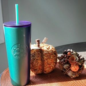 Starbucks Blue/Green Ombre Stainless Tumbler